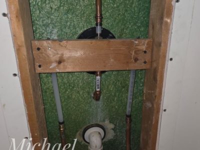 Bathroom Plumbing Access Panel Project